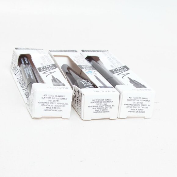 wet n wild Black Eyeliner (2) Felt Tip Eyeliner and (1) liquid Eyeliner - Picture 4 of 5